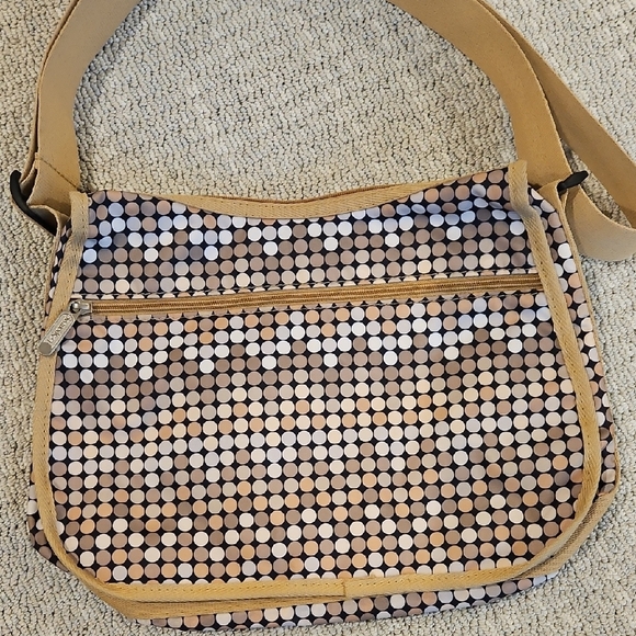 LeSportsac Classic Hobo Bag Tonal Dots - Picture 3 of 7